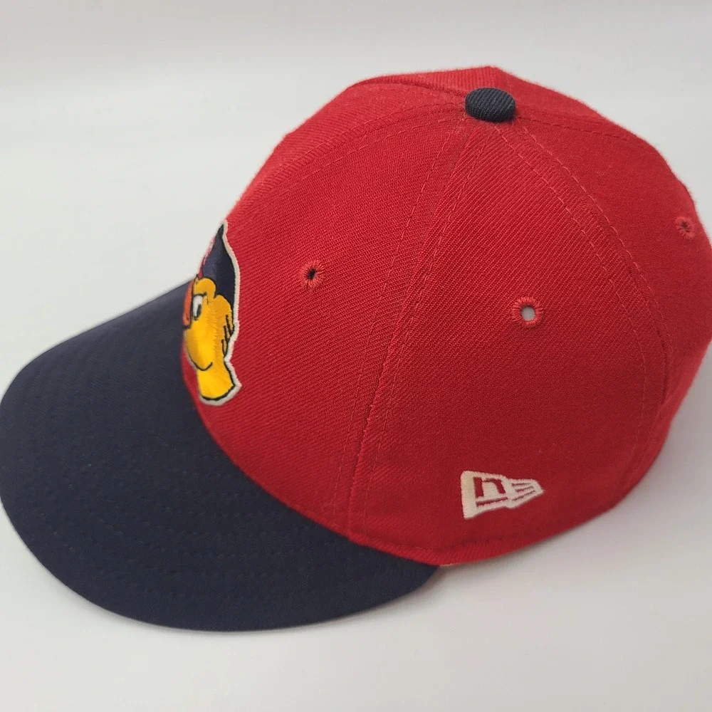 New Era brim slightly